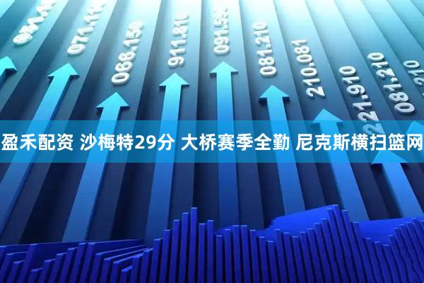 盈禾配资 沙梅特29分 大桥赛季全勤 尼克斯横扫篮网