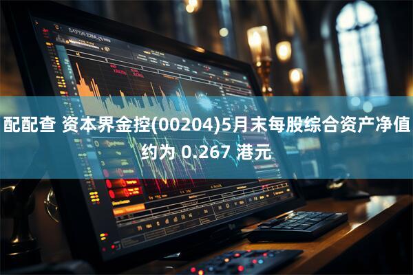配配查 资本界金控(00204)5月末每股综合资产净值约为 0.267 港元
