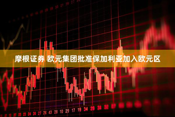 摩根证券 欧元集团批准保加利亚加入欧元区